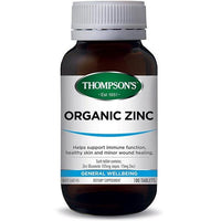 THOMP ORGANIC ZINC 1 180 Tablets | Mr Vitamins
