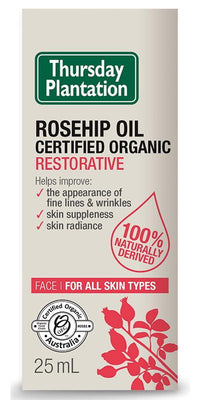 TP ROSEHIP OIL 100% 25ML | Mr Vitamins