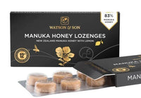 Watson & Son 400+ Manuka Honey & Lemon Lozenges | Mr Vitamins