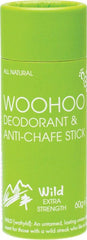 Woohoo Body Deodorant & Anti-Chafe Stick - Wild - Extra Strength