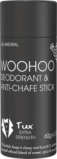 Woohoo Deodorant Anti Chafe Stick Tux | Mr Vitamins