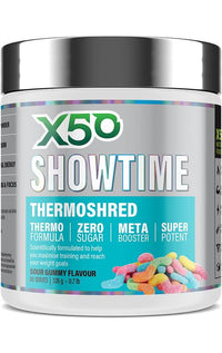 X50 Showtime Thermoshed Fat Burner* | Mr Vitamins